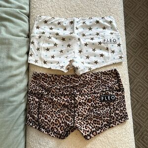 Fleo low rise contour shorts size small